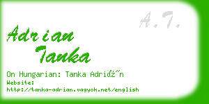 adrian tanka business card